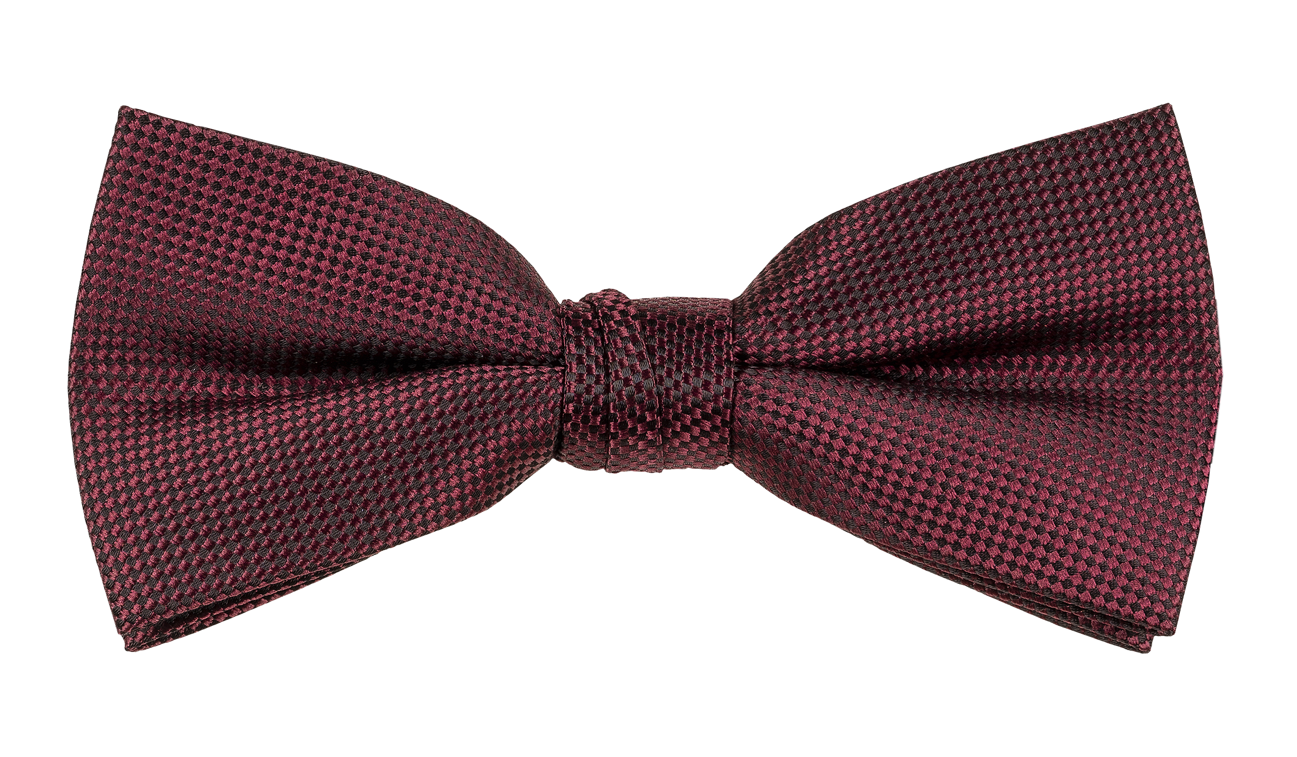 Burgundy Self Pattern Tie, Bow Tie, Handkerchief