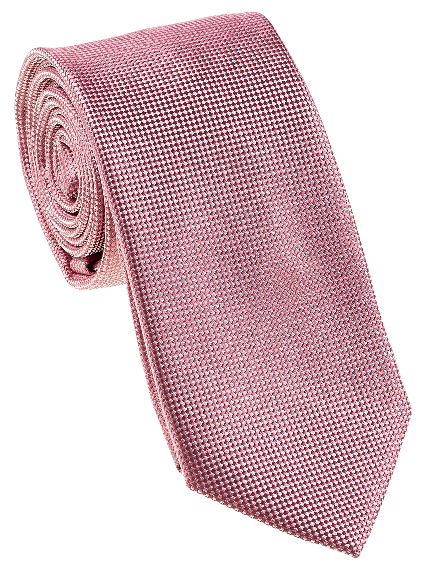 Dusty Rose Self Pattern Tie, Bow Tie, Handkerchief