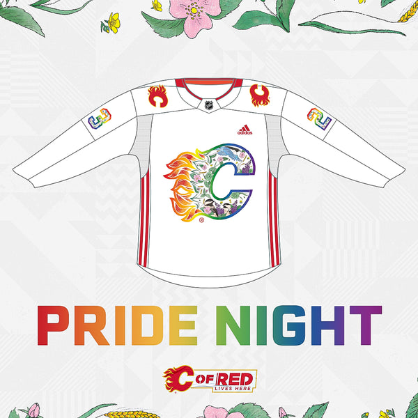 Calgary Flames Pride Night Jersey