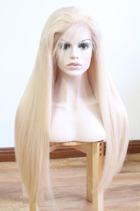 60 Color Platinum Blonde Human Hair For Black Girls Brazilian