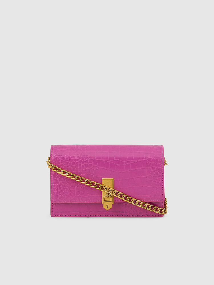 Stormy Mini Crossbody Bag - Rubine Pink by Miraggio