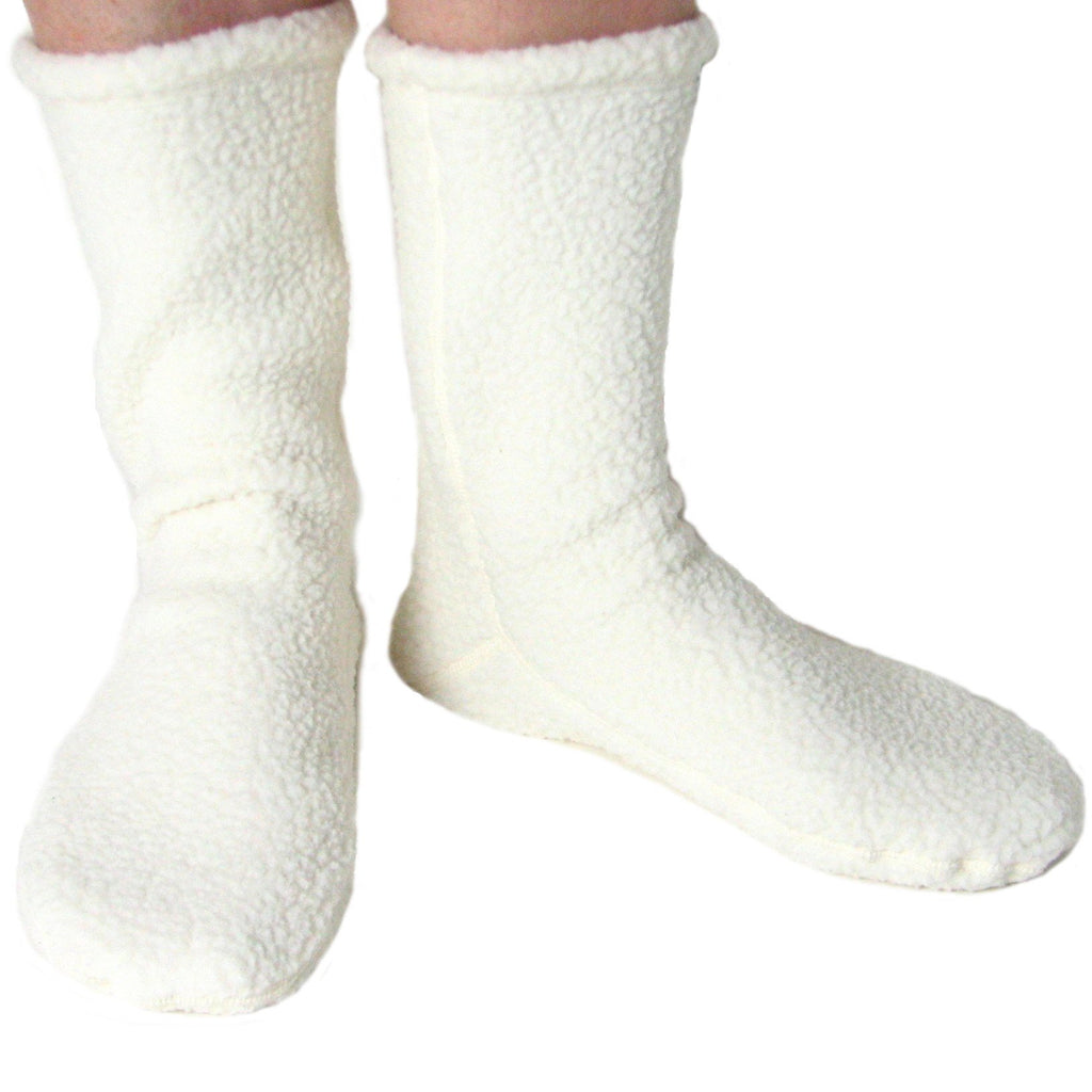 Polar Feet® Supersoft Fleece Socks - Cream – Polar Feet® Ltd