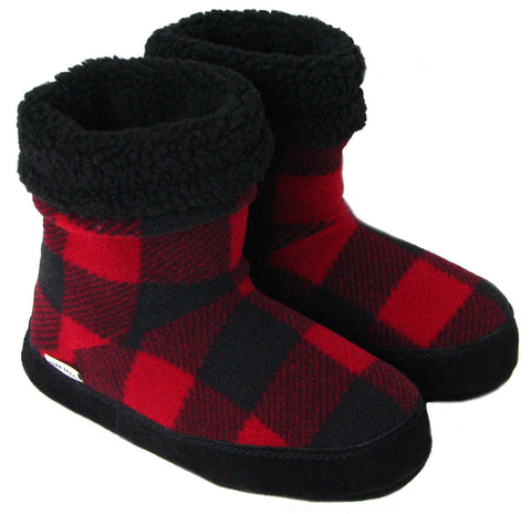 buffalo plaid slippers