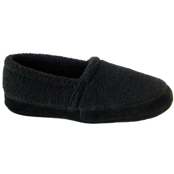 Polar Feet® Men's Perfect Mocs™ Black Berber | Slippers – Polar Feet® Ltd