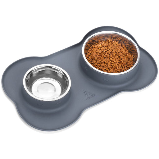 Pecute Raised Slow Feeder Dog Bowls XL for Large Dogs, Elevated Dog Bowls  with Height Adjustable, Stainless Steel Stand & Water Bowl 51oz, Dog Slow Feeder  Bowl 37oz Slow Down Eating 