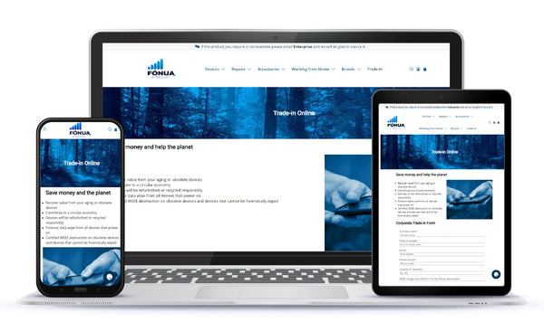 Fónua Enterprise trade in portal
