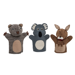 Novidade Brinquedo gravado 2 Pair Finger Puppet Angola