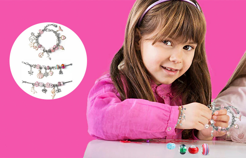 a-girl-making-bracelet