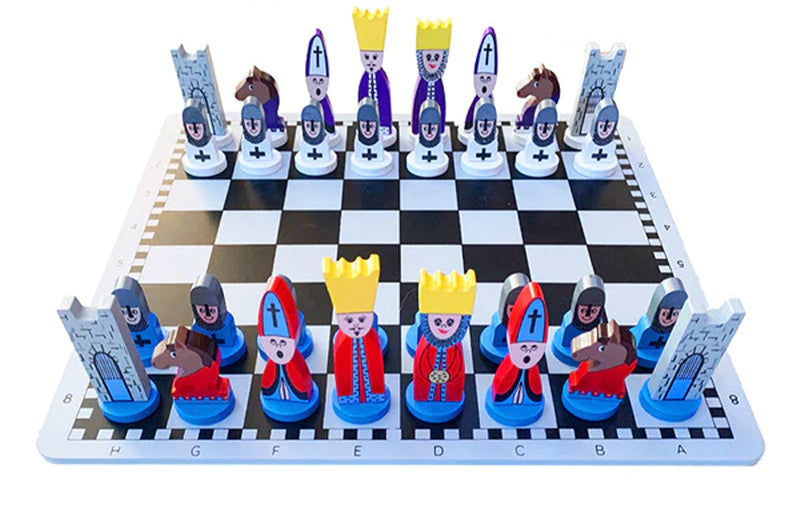 educational-wooden-cartoon-chess-set
