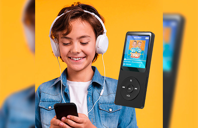 listen to your favorite music and videos with our MP3/MP4 player and headset