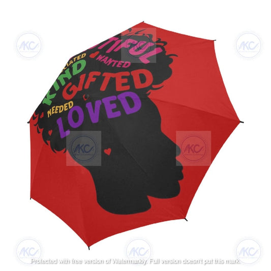 Beautiful Blessed Loved Umbrella
