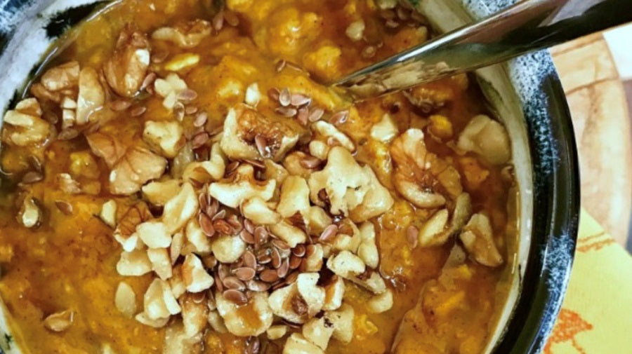 Turmeric Pumpkin Chai Oatmeal