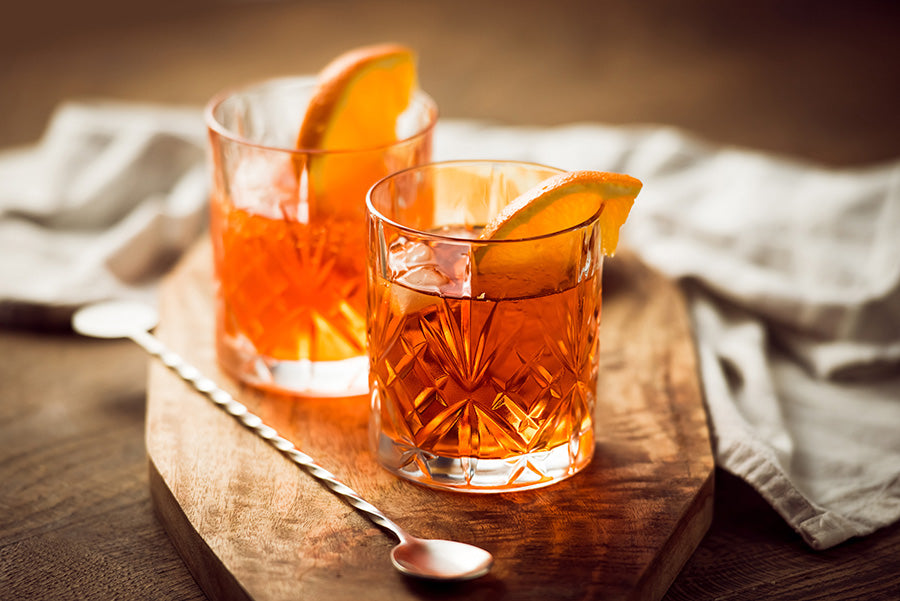 black tea old fashioned