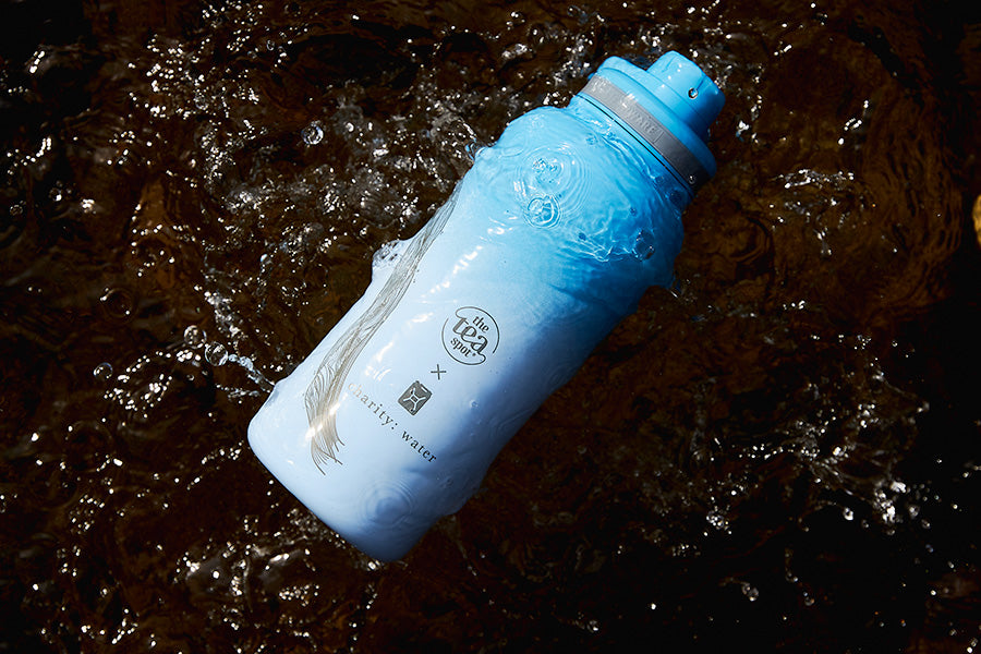 charity: water x tea spot bottle 