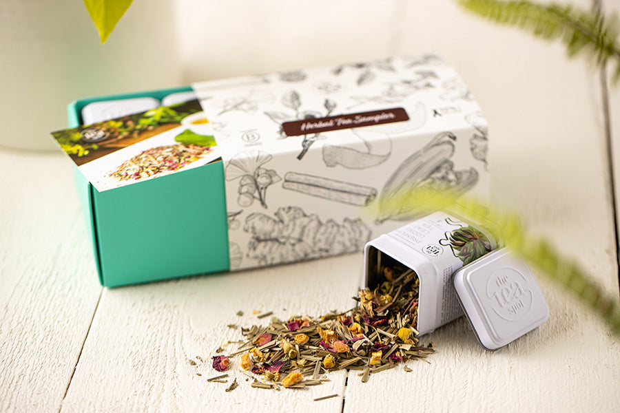 herbal tea sampler for relaxing
