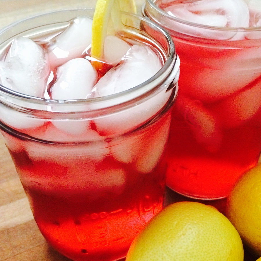 hibiscus cooler mocktail