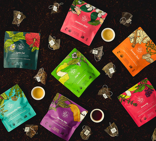 Herbal Tisane Pyramid Tea Bag Sampler - Individually Wrapped – MEM TEA