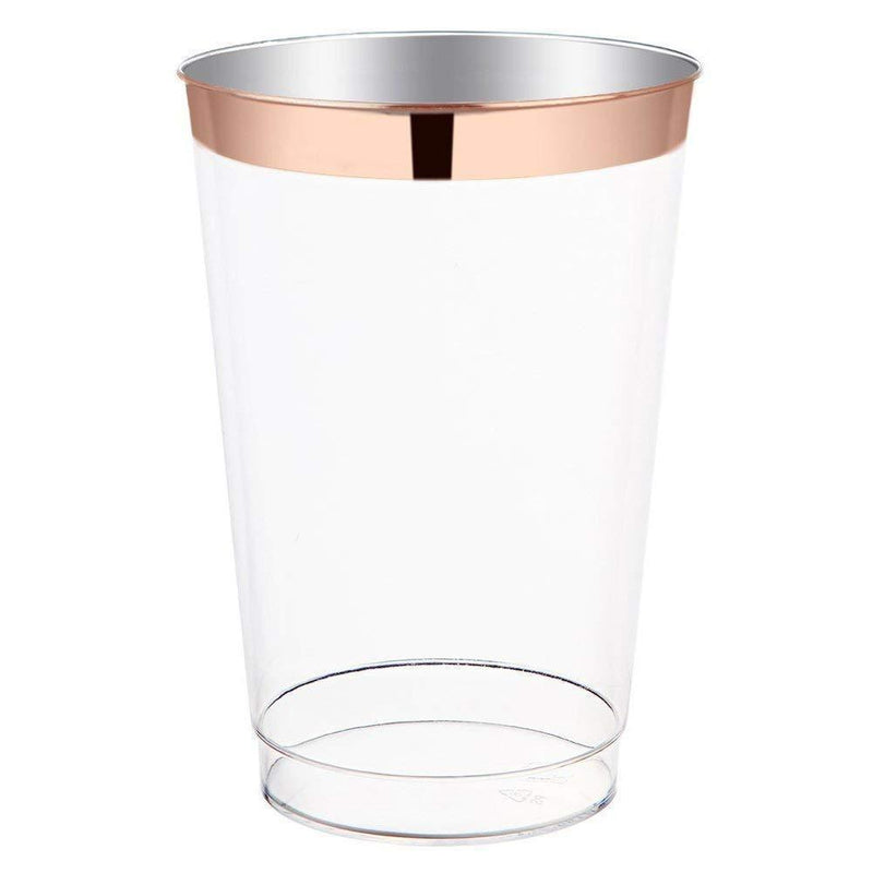 elegant clear plastic cups