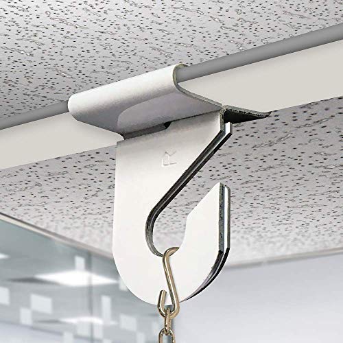 25 Drop Ceiling Hooks For Classrooms Offices White Heavy Duty