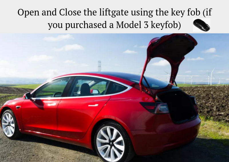 TESLA MODEL 3 ELECTRIC TAILGATE