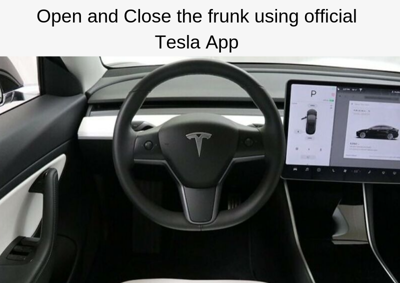 TESLA MODEL 3 ELECTRIC FRUNK GATE