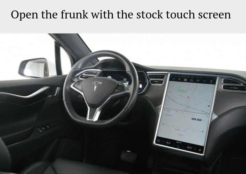 TESLA MODEL X ELECTRIC FRUNK 