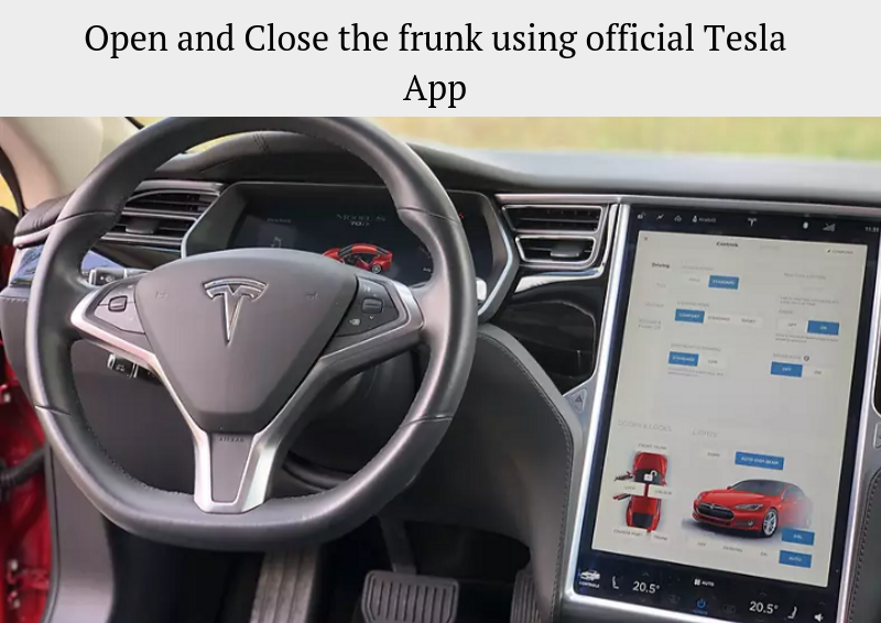 TESLA MODEL S AUTOMATIC FRUNK LIFT