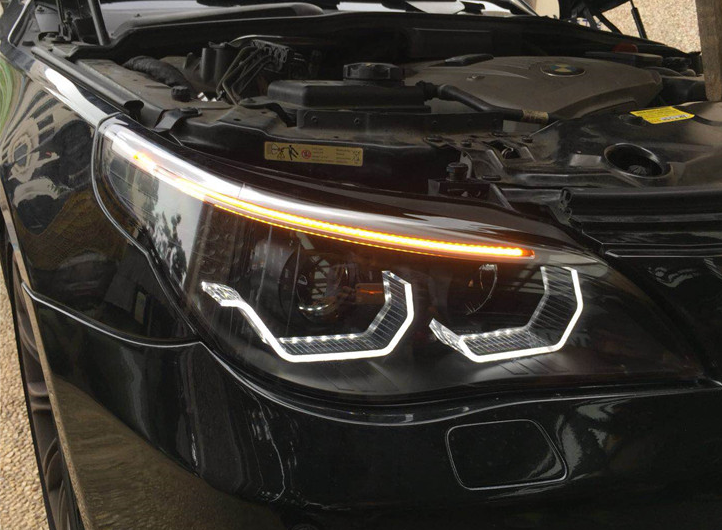 Bmw E60 Headlights 2020 Angel Eyes Xenon Option Motowey