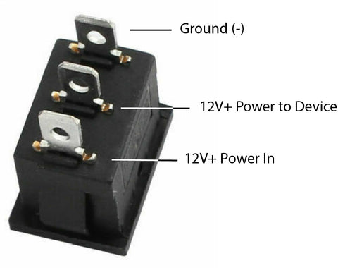 3 pin rocker switch wiring diagram