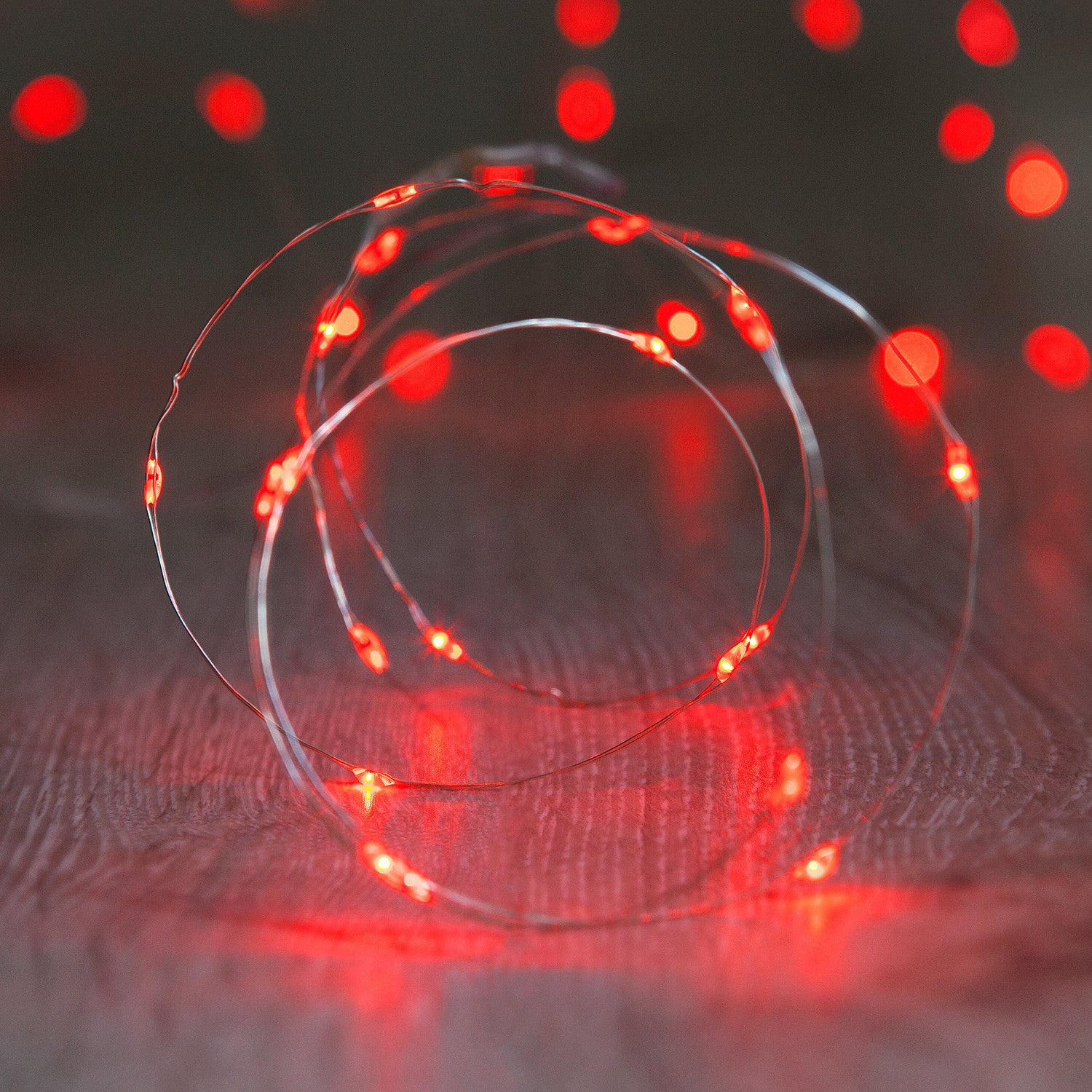 Photos - Fairy Lights Micro 20 Red LED  Battery  