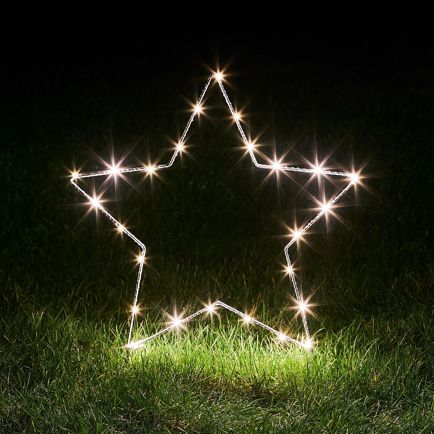 Image of Christmas Star Stake Lights