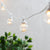 Pro Connect 120m 240 Warm White Connectable Festoon Lights Clear Cap White Cable