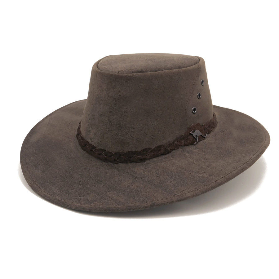 Darwin Kangaroo Leather Hat | Kakadu Traders Australia