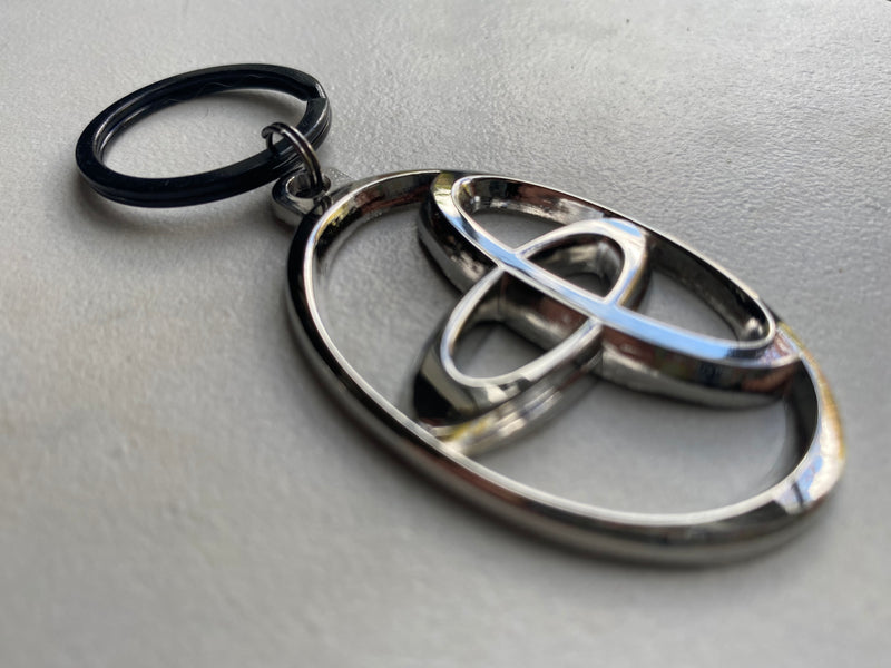 Toyota Logo 3D Molded Metal Keychain