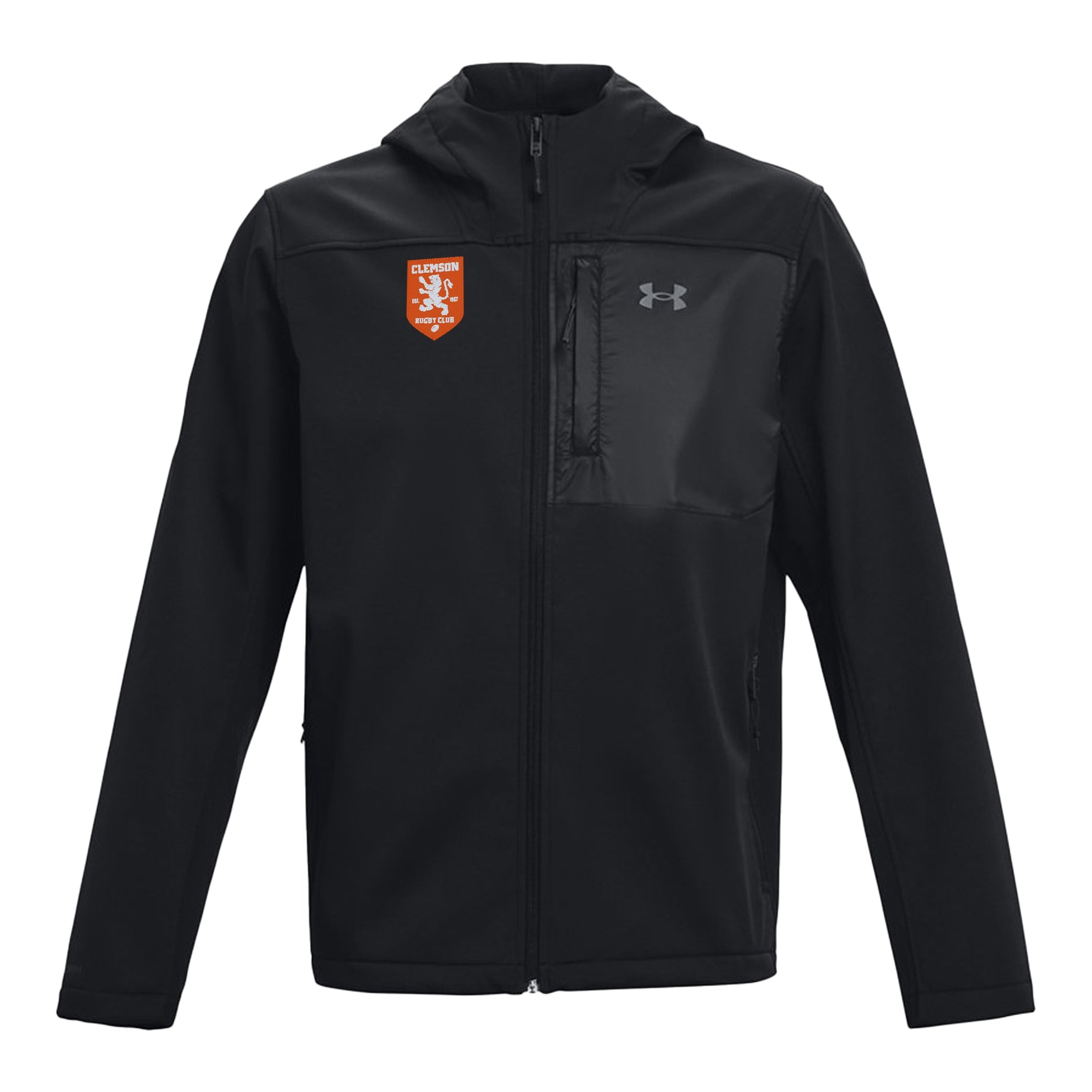 Clemson Rugby Coldgear Hooded Infrared Jacket