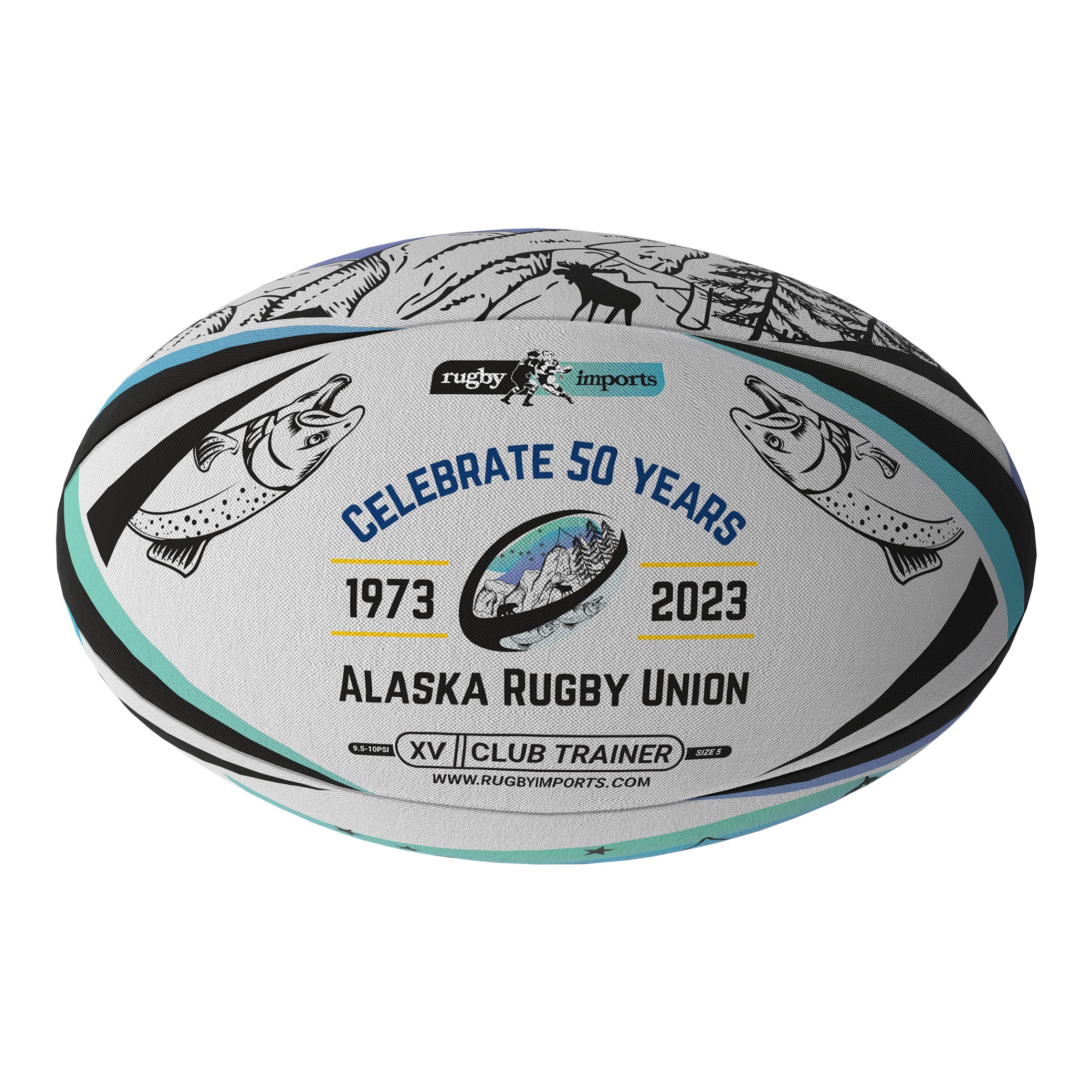 Alaska Rugby Union XV Club Trainer Ball