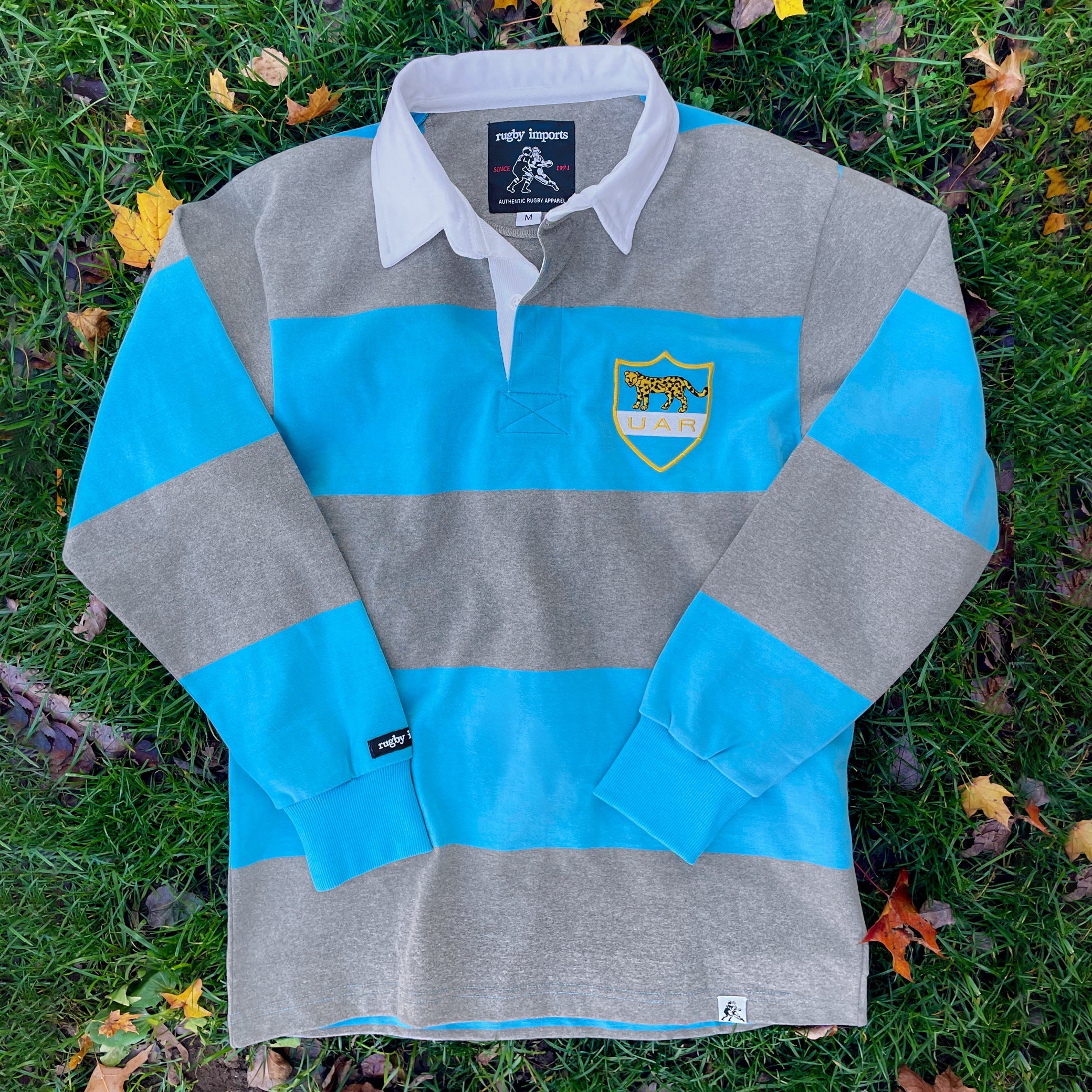 Argentina Grey Hoops Rugby Jersey