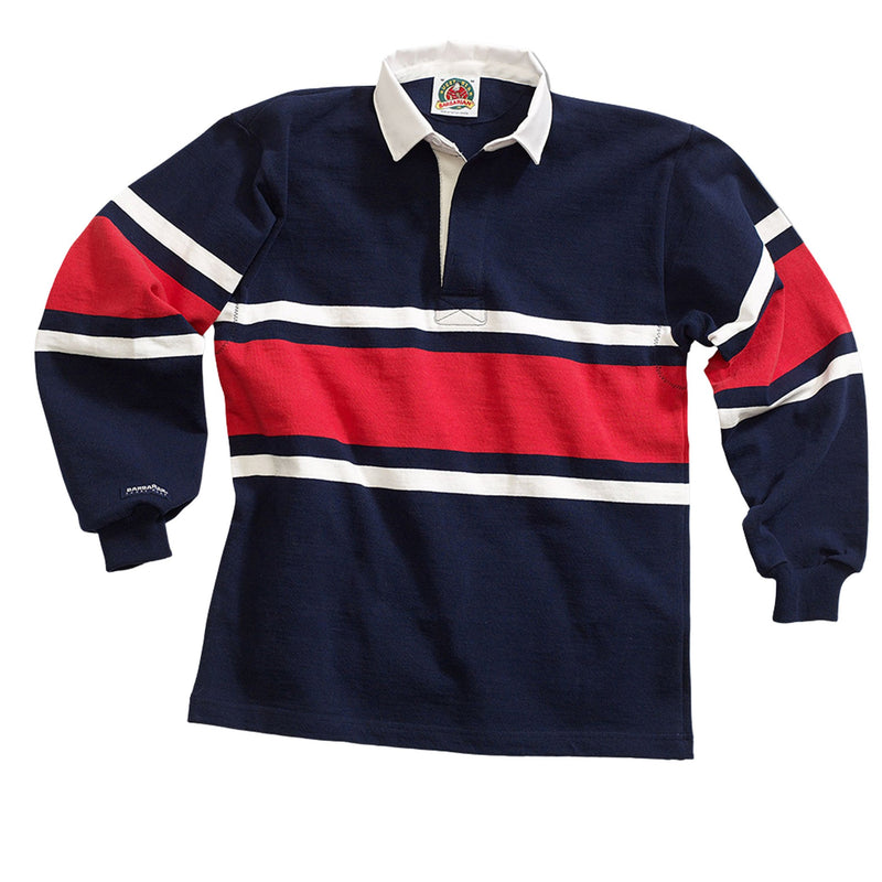 Barbarian Traditional Collegiate Stripe Rugby Jersey | RugbyImports.com