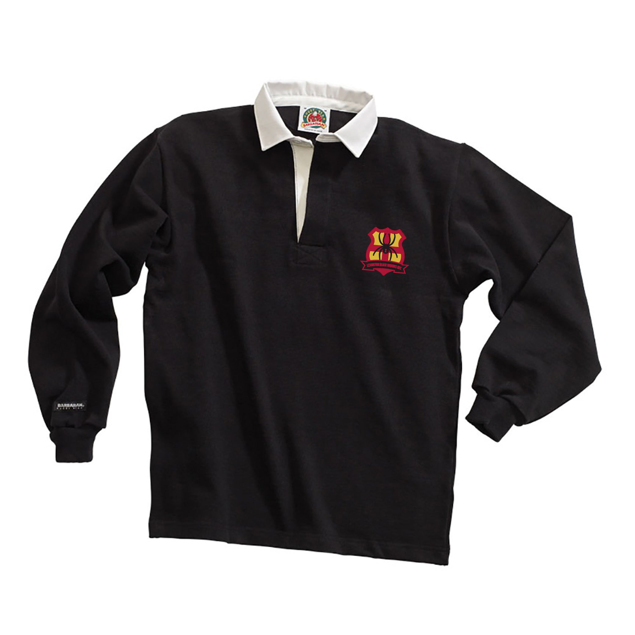 Black Widows RFC Solid Traditional Rugby Jersey