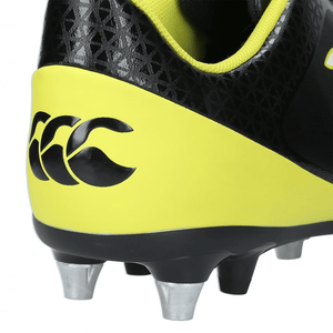 CCC Stampede SG Rugby Boot | Black/Sulphur - Rugby Imports
