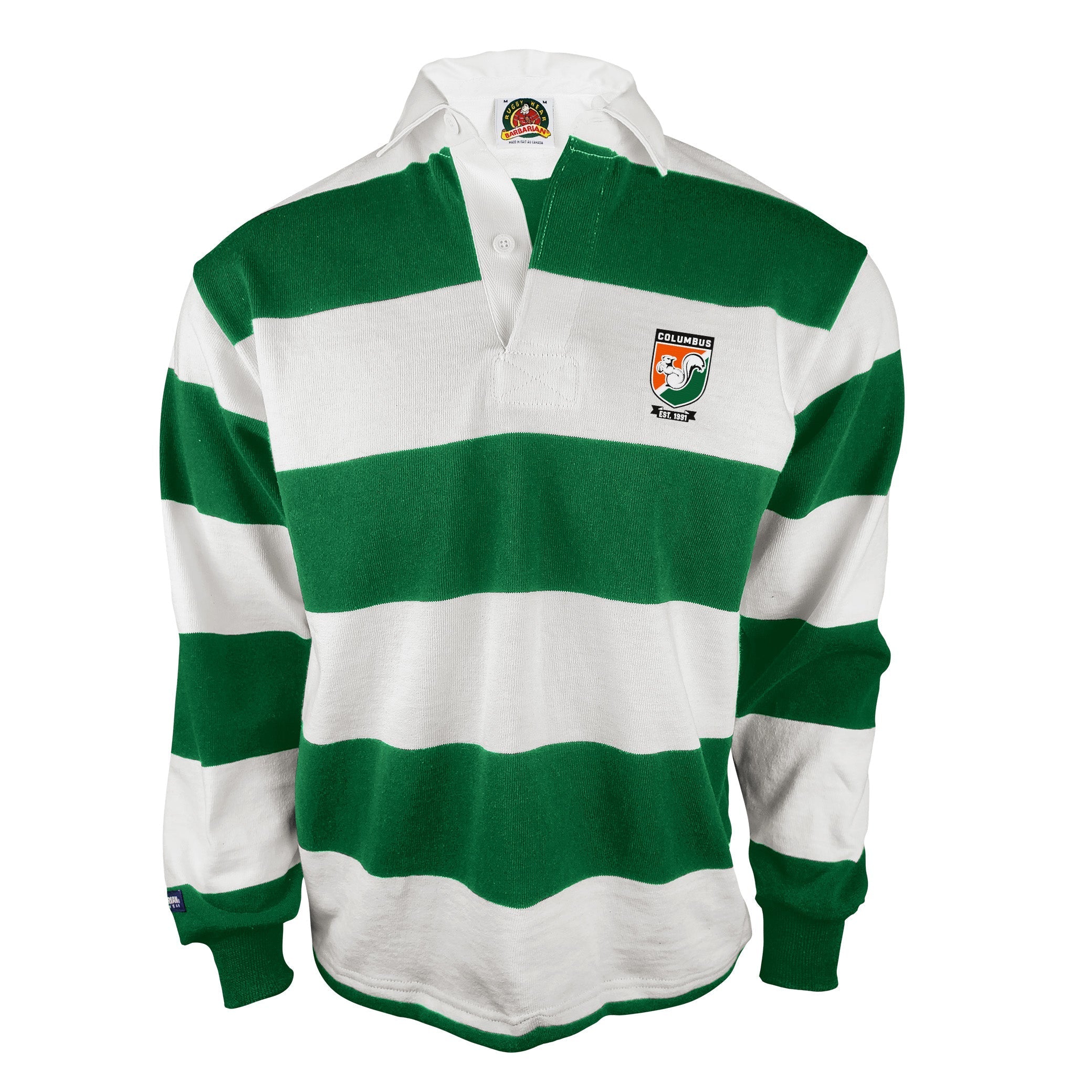 Columbus WRC Traditional 4 Inch Stripe Rugby Jersey