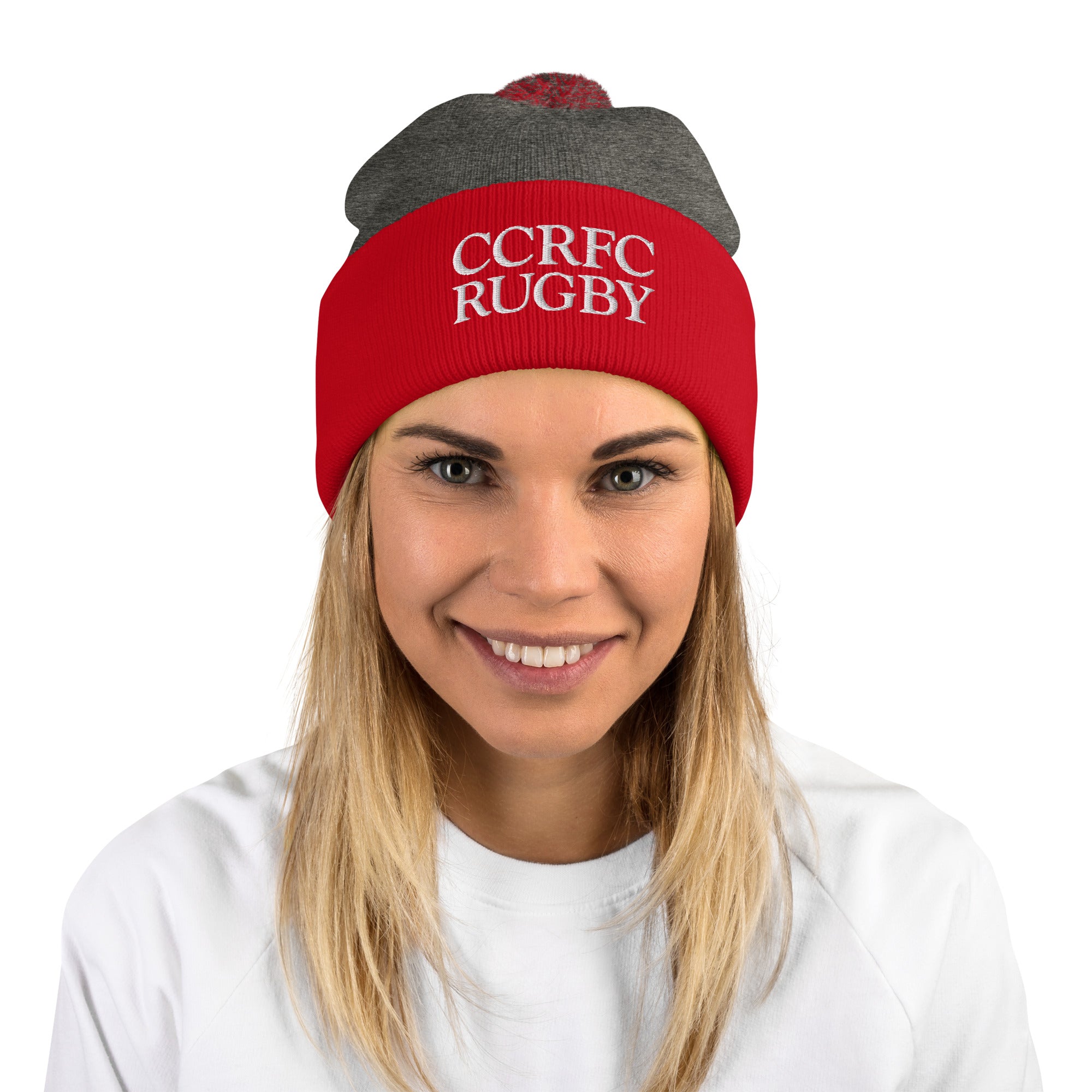 Concord Carlisle RFC Pom-Pom Beanie