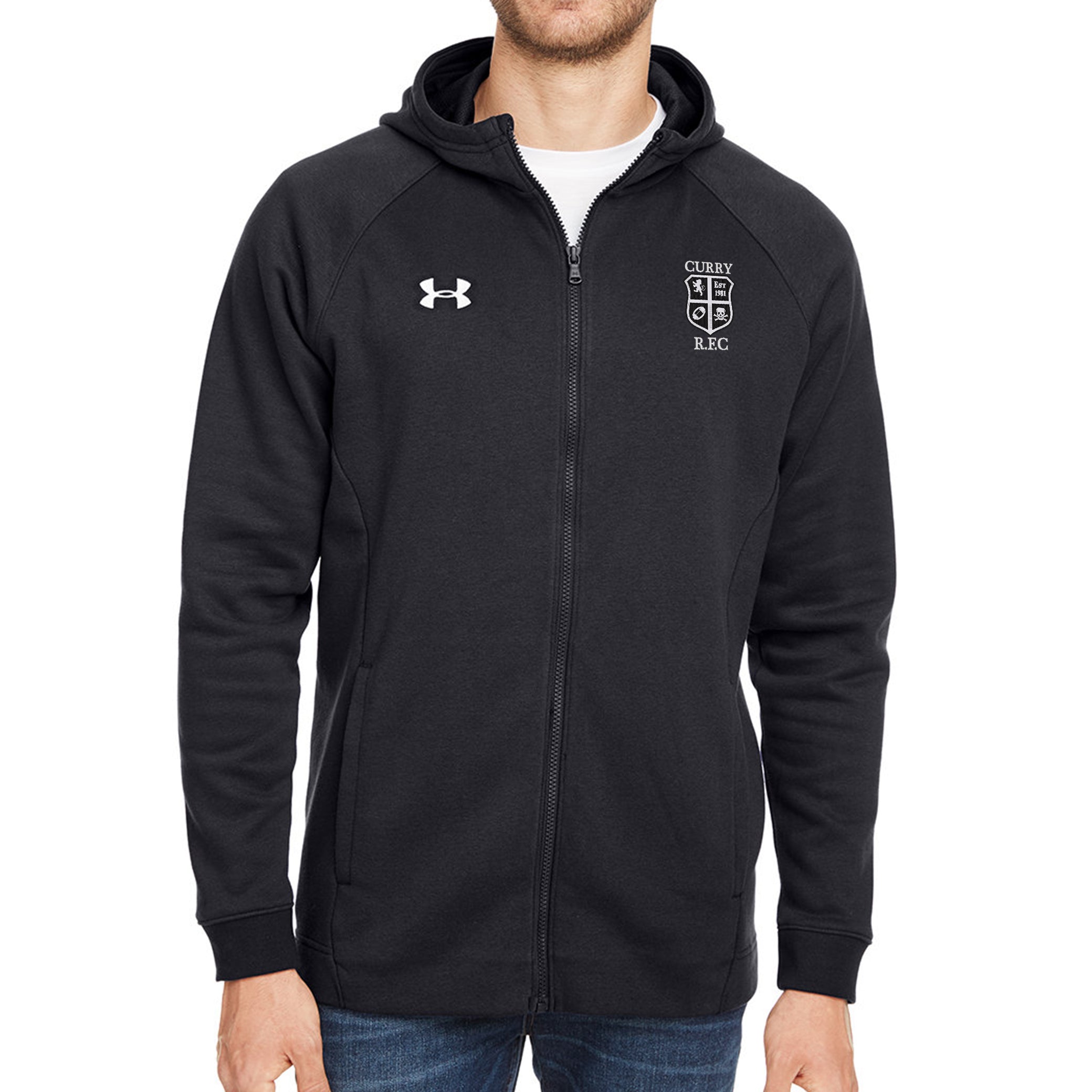 Curry College Hustle Zip Hoodie