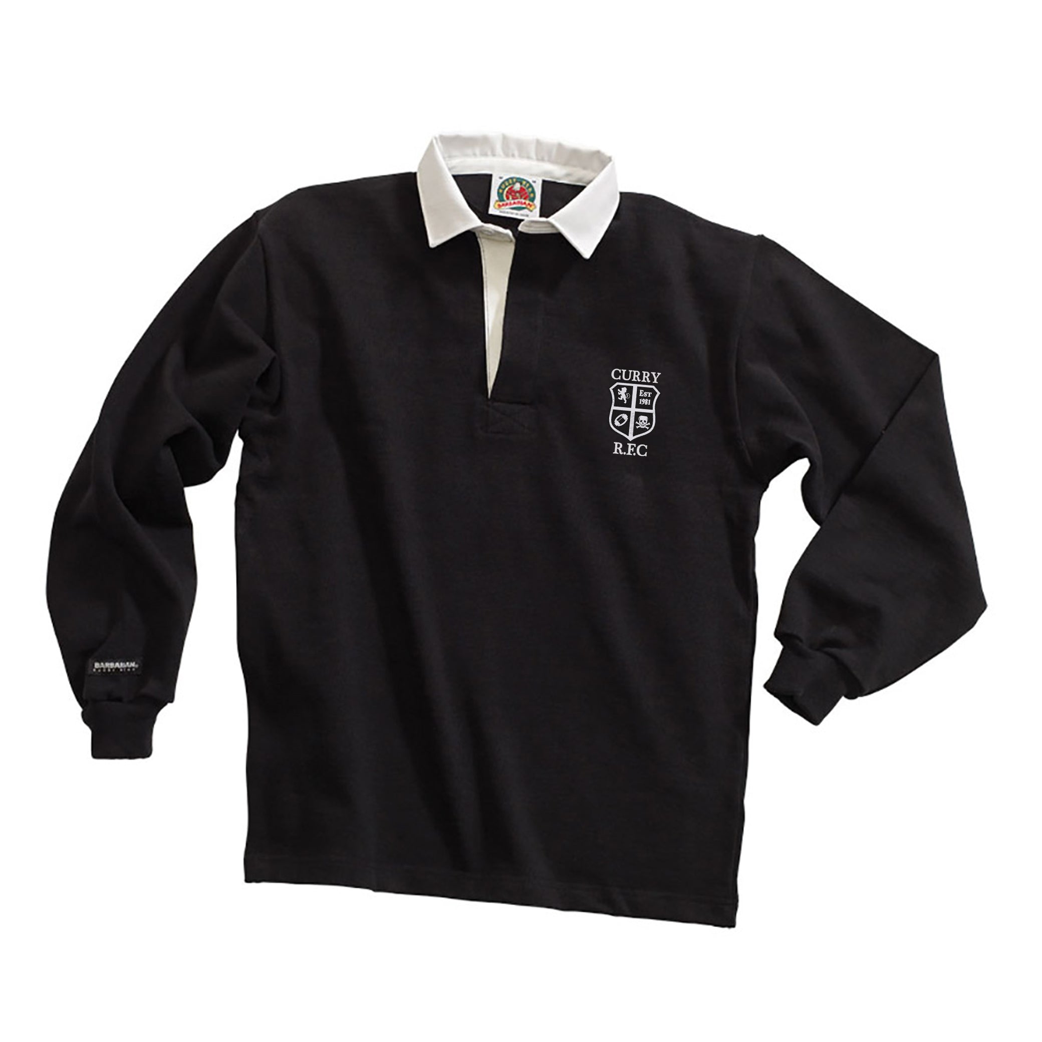 Curry College Solid Traditional Rugby Jersey