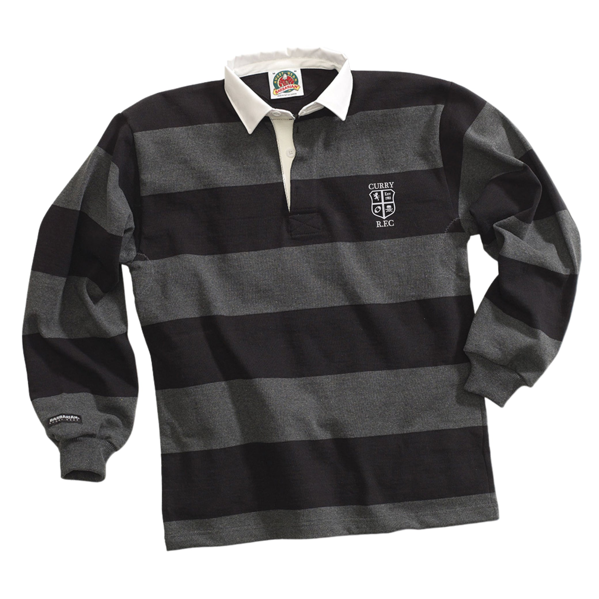 Curry College Traditional 4 Inch Stripe Rugby Jersey