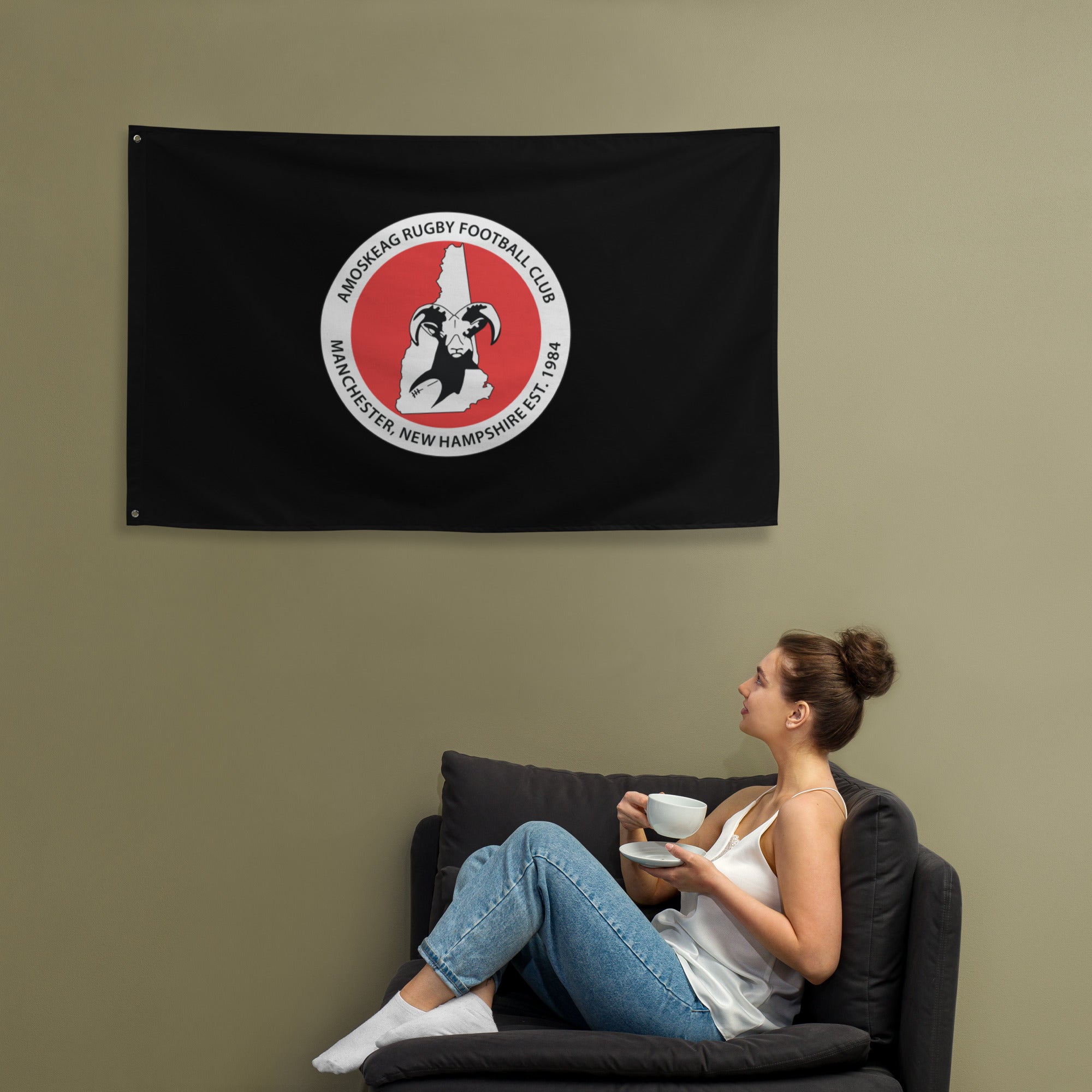 Amoskeag Wall Flag