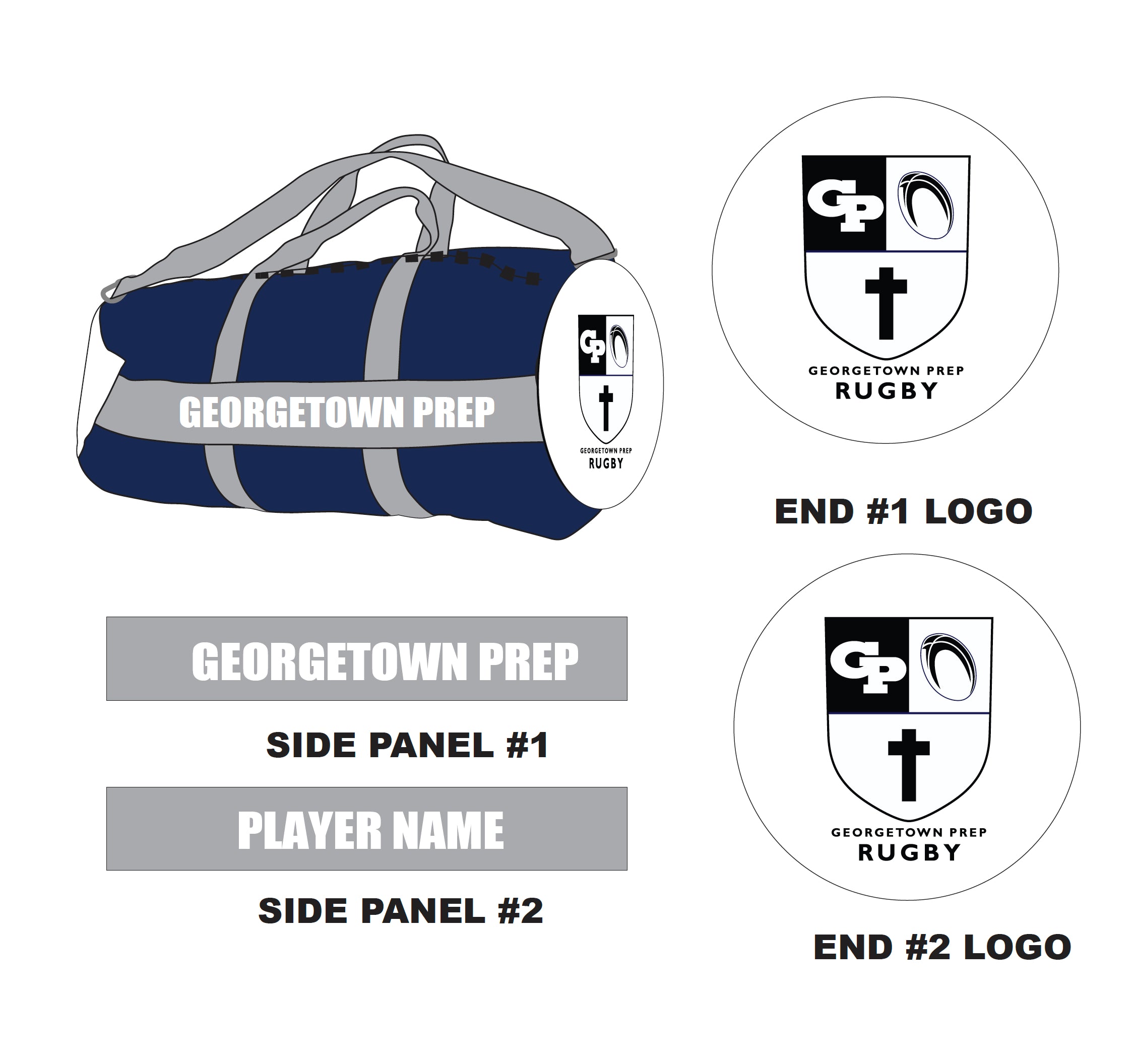 Georgetown Prep Canvas Kit Bag