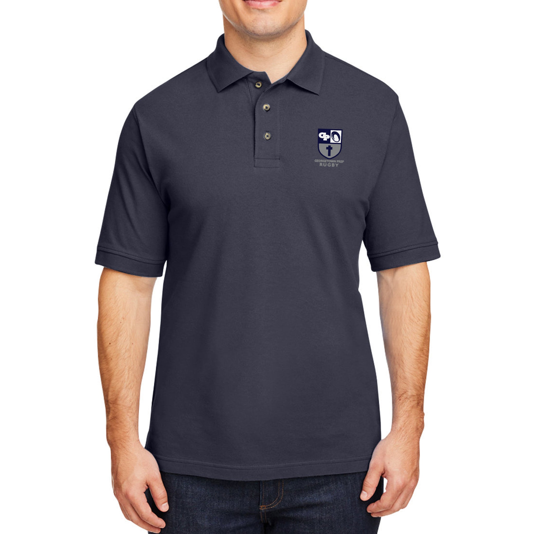 Georgetown Prep Rugby Cotton Polo