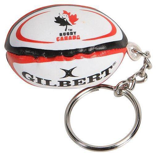 Gilbert Canada Rugby Ball Keyring