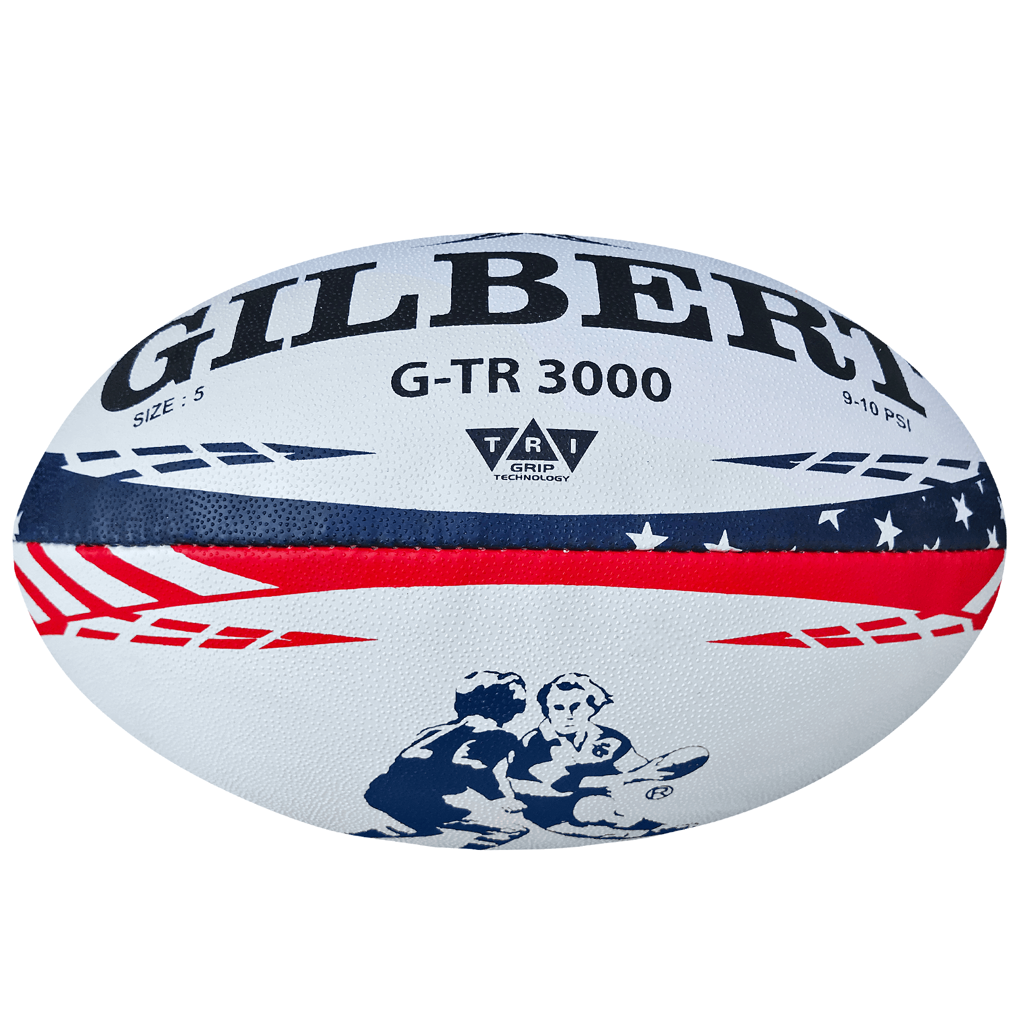 Gilbert G-TR3000 Stars & Stripes Rugby Training Ball